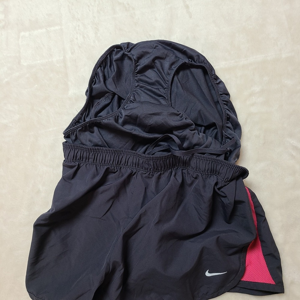 Nike Dri-Fit Tempo Running Shorts Women's Small Dark Gray Brief Lined 3" Inseam - Picture 4 of 13